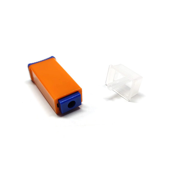 2.2mm Druck aktivierte Lanzetten-orange schmerzlose Lanzetten Sicherheits-21G für Diabetes