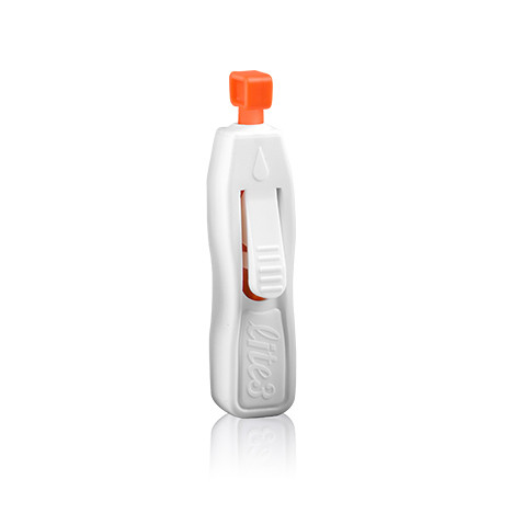 aktivierte Wegwerfder sicherheits-21G Knopf Blut-Lanzetten-des Gerät-1.8mm orange 1.8mm
